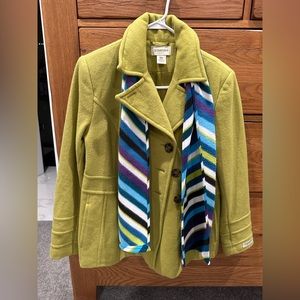 Light green St. John’s Bay pea coat